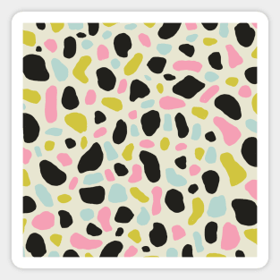 Colorful Terrazzo Pattern Magnet